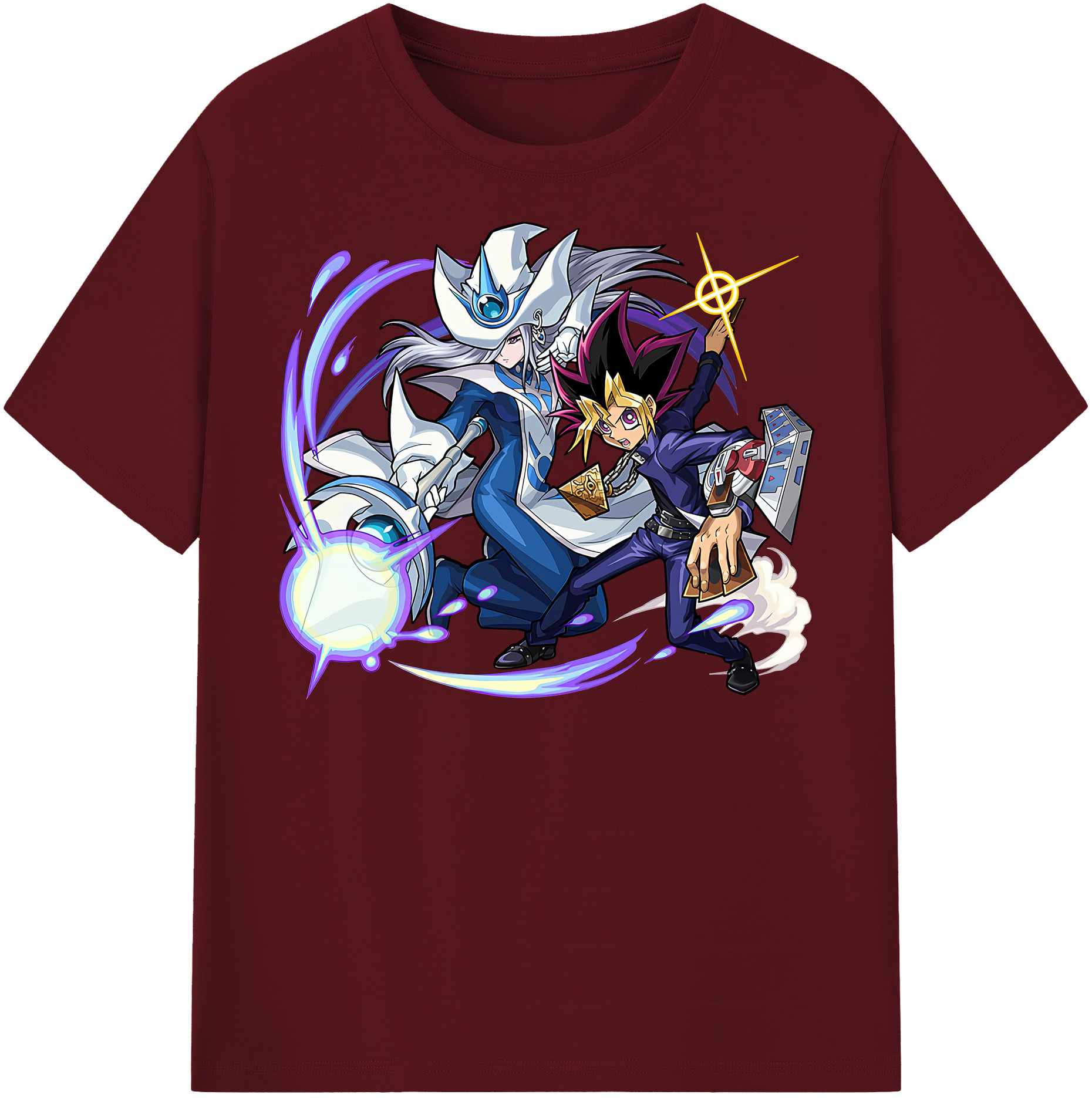 （画像用） 遊☆戯☆王 Yu-Gi-Oh! 綿100％半袖Tシャツ（フロントプリント）